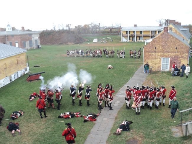 Siege of Fort Mifflin. Click for full size. Siege of Fort Mifflin image. Click for full size.