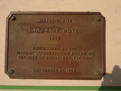 Landmark Hotel Marker image. Click for full size.