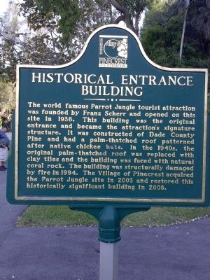 Historical Entrance Building Marker image. Click for full size.