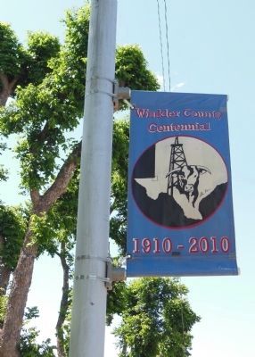 Winkler County Centennial Banner image. Click for full size.