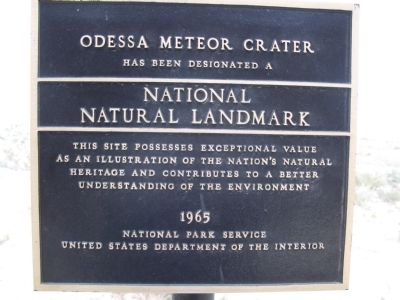National Natural Landmark Sign image. Click for full size.