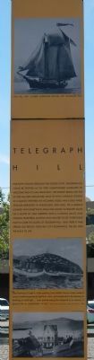 Telegraph Hill Marker. Click for full size. Telegraph Hill Marker image. Click for full size.