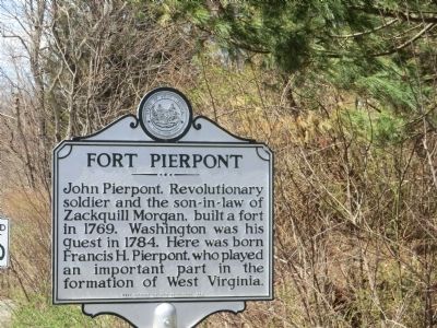 Fort Pierpont Marker image. Click for full size.