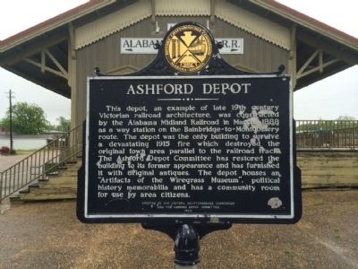 Ashford Depot Marker. Click for full size. Ashford Depot Marker image. Click for full size.