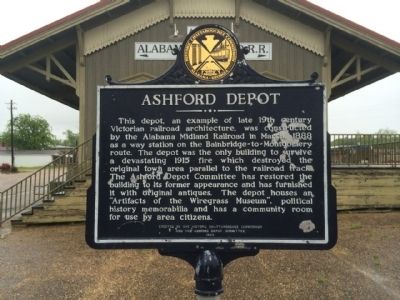 Ashford Depot Marker image. Click for full size.
