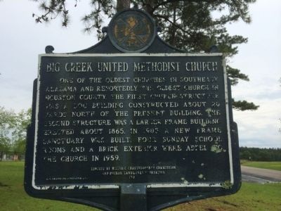 Big Creek United Methodist Church Marker. Click for full size. Big Creek United Methodist Church Marker image. Click for full size.