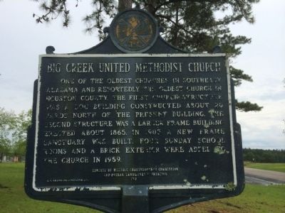Big Creek United Methodist Church Marker image. Click for full size.