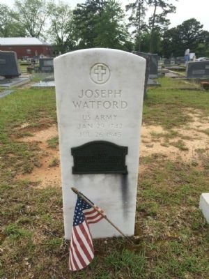 Joseph Watford Grave Marker image. Click for full size.