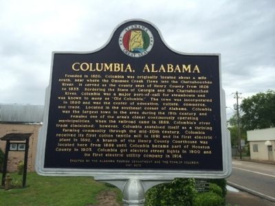 Columbia, Alabama Marker image. Click for full size.