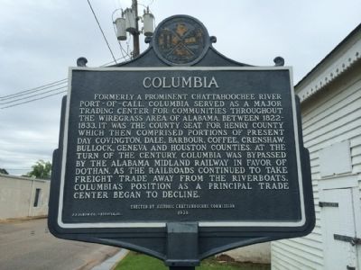 Columbia Marker image. Click for full size.
