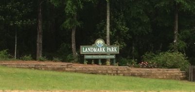 Landmark Park Entrance Sign (unpaved road). Click for full size. Landmark Park Entrance Sign (unpaved road) image. Click for full size.