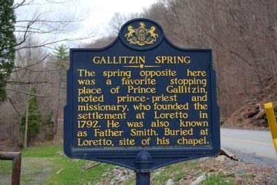 Gallitzin Spring Marker image. Click for full size.