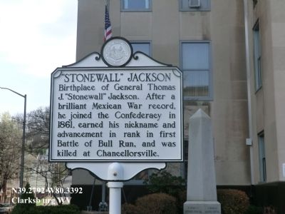 "Stonewall" Jackson Marker image. Click for full size.