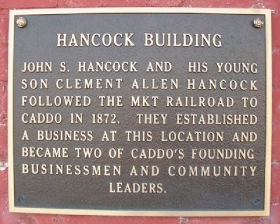 Hancock Building Marker image. Click for full size.