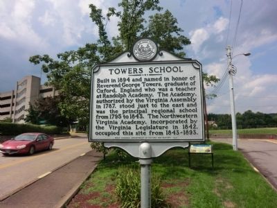 Towers School Marker image. Click for full size.