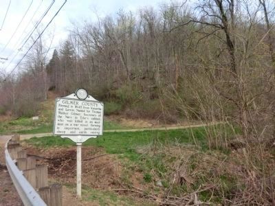 Braxton County-Gilmore County Marker-side 2 image. Click for full size.