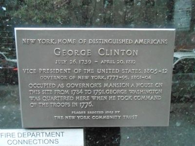George Clinton Marker. Click for full size. George Clinton Marker image. Click for full size.