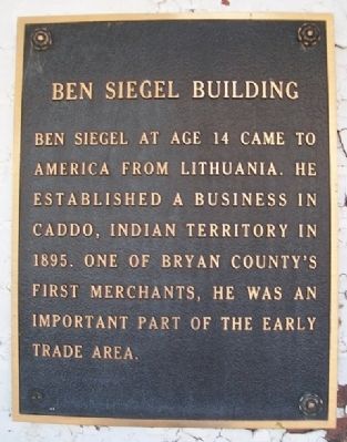 Ben Siegel Building Marker image. Click for full size.