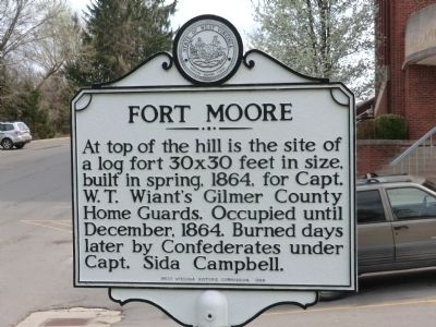 Fort Moore Marker image. Click for full size.