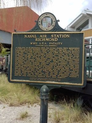 Naval Air Station Richmond Marker image. Click for full size.
