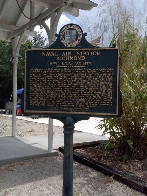 Naval Air Station Richmond Marker image. Click for full size.