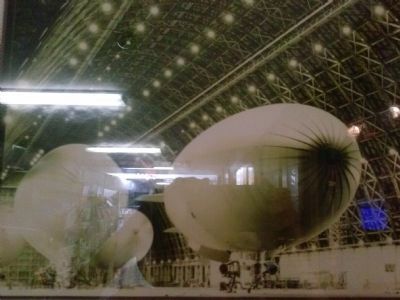 Blimps inside hanger at NAS Richmond, ca. 1944. image. Click for full size.