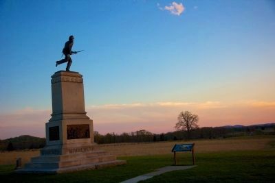 View from First Regiment Minnesota Volunteers Marker. Click for full size. View from First Regiment Minnesota Volunteers Marker image. Click for full size.