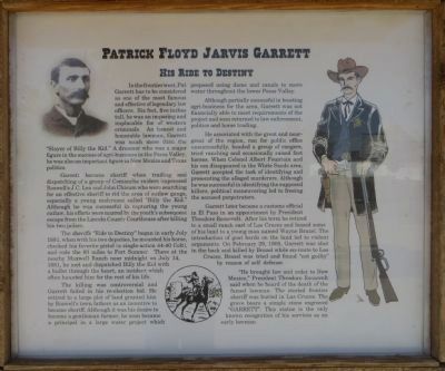 Patrick Floyd Jarvis Garrett Marker image. Click for full size.