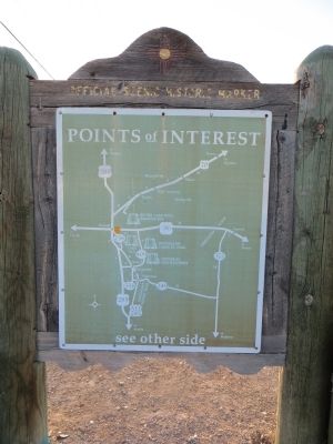 <i>Back of </i> Roswell Marker. Click for full size. <i>Back of </i> Roswell Marker image. Click for full size.