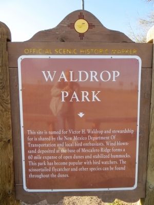 Waldrop Park Marker image. Click for full size.