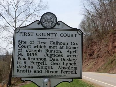First County Court Marker image. Click for full size.