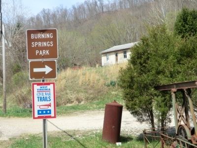 Burning Springs Oil Field Marker. Click for full size. Burning Springs Oil Field Marker image. Click for full size.