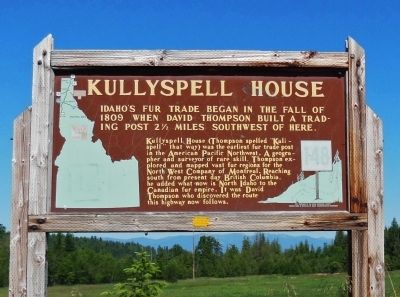 Kullyspell House Marker. Click for full size. Kullyspell House Marker image. Click for full size.