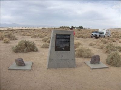 Historic Mojave River Road Marker image. Click for full size.