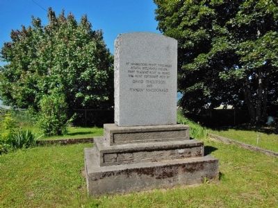 David Thompson & Finnan MacDonald Marker image. Click for full size.