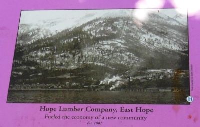 Hope Lumber Company inset image. Click for full size.