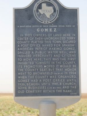 Gomez Marker image. Click for full size.