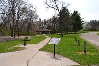 Fishermans Camp Shelter in Ox Bow County Park. Click for full size. Fishermans Camp Shelter in Ox Bow County Park image. Click for full size.