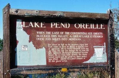 Lake Pend Oreille Marker image. Click for full size.