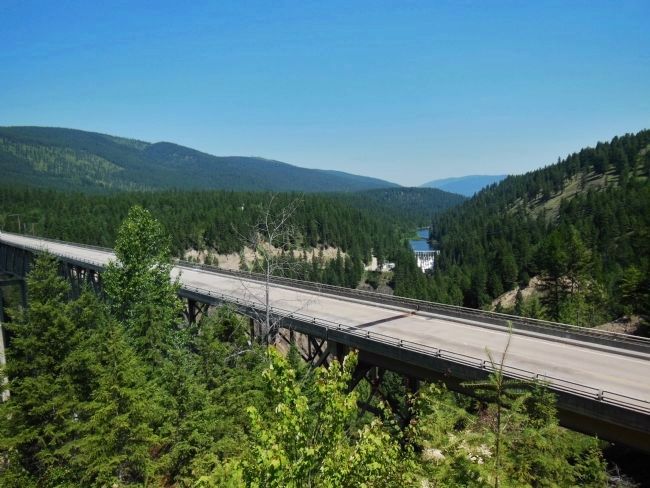 Moyie River Canyon Bridge image. Click for full size.