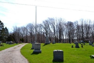 Ganges Township Civil War Monument in Taylor Cemetery image. Click for full size.