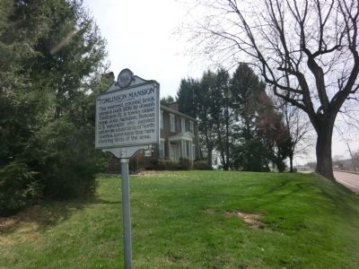 Tomlinson Mansion Marker. Click for full size. Tomlinson Mansion Marker image. Click for full size.
