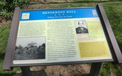 Henderson Hall Marker image. Click for full size.