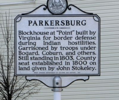 Parkersburg Marker. Click for full size. Parkersburg Marker image. Click for full size.