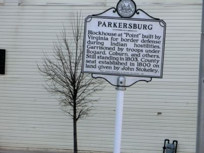 Parkersburg Marker. Click for full size. Parkersburg Marker image. Click for full size.