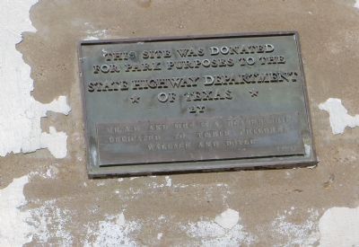 Dedication plaque at site of Primrose School Marker image. Click for full size.