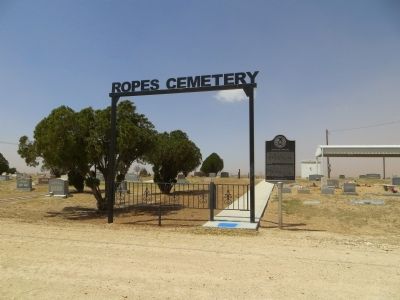 Ropesville Cemetery Marker image. Click for full size.