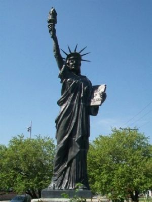 Replica of the Statue of Liberty. Click for full size. Replica of the Statue of Liberty image. Click for full size.