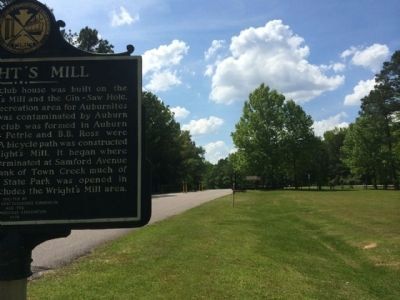 Wrights Mill Marker area image. Click for full size.