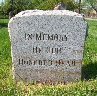 War Memorial Marker. Click for full size. War Memorial Marker image. Click for full size.